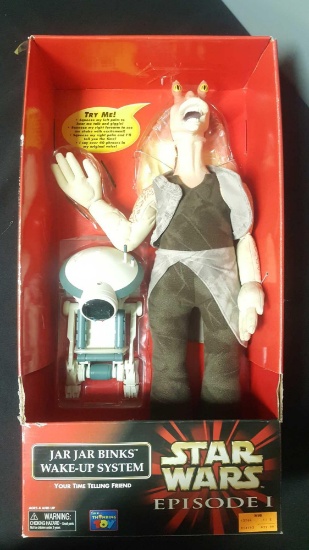 Star Wars Jar Jar Binks wake-up System, MIB