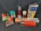 Assorted Train Accessories and Train Cars
