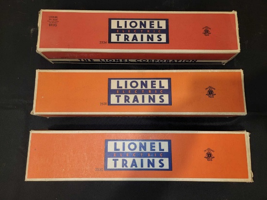 (3) Lionel Train Cars