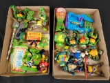 Assorted Teenage Mutant Ninja Turtles Toys and Figures