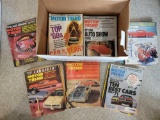 Box Load of Motor Trend Magazines, Mostly 1960s