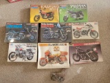 Assorted Motorcycle Model Kits