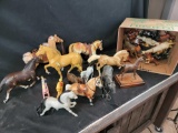 Loads of Assorted Horse Figures and Toys