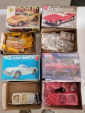 (4) Corvette Model Kits