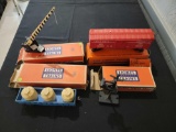 Lionel Train Cars and Traffic Signals