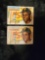 Roberto Clemente 1956 Topps both white and grey back variations 2nd year