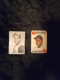 Roberto Clemente 1968 Topps Baseball Game and 1969 Topps Deckle edge insert premium cards HOFer