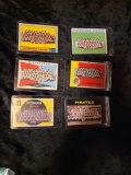 1950s 1970s Pittsburgh Pirates Topps Team Cards lot of 6 with Roberto Clemente
