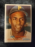 Roberto Clemente 1957 Topps card Pittsburgh Pirates HOFer