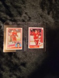 Steve Yzerman 1984-85 Topps Hockey Rookie RC card plus 1986-87