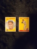 Roberto Clemente 1958 1959 Topps cards Pittsburgh Pirates HOFer card