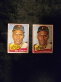 Roberto Clemente 1965 Topps and O-PEE-CHEE Baseball card variations