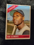 Roberto Clemente 1966 Topps Baseball card Pittsburgh Pirates HOFer