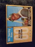 Roberto Clemente 1968 Topps Baseball ALL STAR SELECTION card