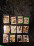Willie Stargell 1974 to 1982 Topps Baseball 12 card lot 1975 mini