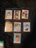 Nolan Ryan 1971 to 1983 Topps Baseball card lot HOFer