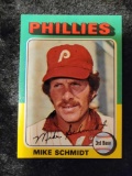 Mike Schmidt 1975 Topps Baseball card Phillies HOFer