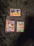 Tim Raines 1981 Topps and Traded Rookie RC cards plus Fernando Valenzuela RC