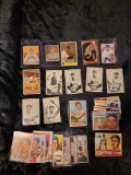 1934 to 1956 Baseball 25 card lot 1934 National Chicle Bowman 1952 Topps etc