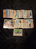 1972 Topps Baseball 60 card lot with Carlton Fisk Rookie RC card