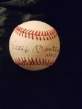 Mickey Mantle NO. 7 signed autographed Official American League Baseball