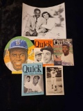 Jackie Robinson group lot with premium photo Quick Mags movie still