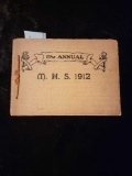 1912 Mansfield Ohio High School Annual with Wilbur Pete Fats Henry