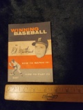 1958 Ed Eddie Mathews Winning Baseball booklet Munsingwear adv