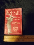 1908 Baseball Base Ball book by John McGraw Foxs Athletic Library