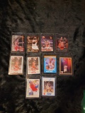 Michael Jordan 10 card lot Basketball Topps Finest Upper Deck Baseball Rookie RC