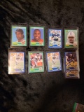 1989 Score Football Rookie RC cards HOFer Star Deion Sanders, Michael Irvin 9 card lot