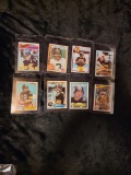 Terry Bradshaw Topps Football HOFer 8 card lot 1977 to 1984
