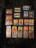 1961 Topps Football HOFer and common group lot 35 cards Unitas, Bobby Layne, Roosevelt Brown