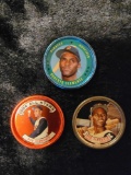 Roberto Clemente 1964 and 1971 Topps coins all 3 different