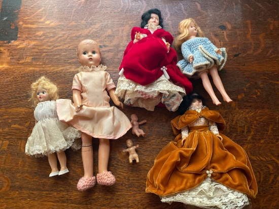 early small baby dolls 6 total