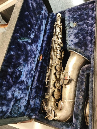 Saxophone in lifton case