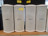 White Bose speakers