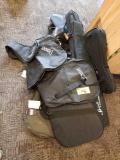 Instrument cases, mostly guitar