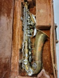 Pan American saxophone with case