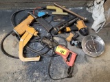 Nailers, saw zall, sander, hammer, lp tank top heater