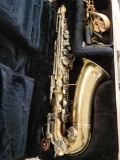Buescher aristocrat saxophone with case