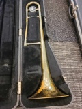 Trombone with case (no slide)