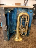 Tuba with case