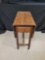 The Gintz New Philadelphia and Dover Co. small oak drop leaf table with drawers
