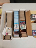 6 boxes of 1980s partial sets 1982 1984 1986 Topps 1987 Fleer 1985 1986 Donruss etc