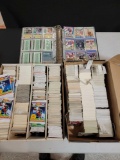 2 boxes and album mainly Football mainly 1990s HOFers RCs few unopened packs