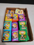 Garbage Pail Kids unopened wax packs and loose stickers