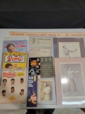 Boxing paper lot 1950s The Ring Sports Illustrated Magazines prints Kayo Jeakle photo etc