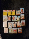 1967 Topps Baseball 19 card lot Pete Rose Jim Hunter Roberto Clemente CK lists