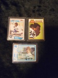 3 Topps Football HOFer Rookie RC cards Lawrence Taylor John Riggins Ozzy Newsome